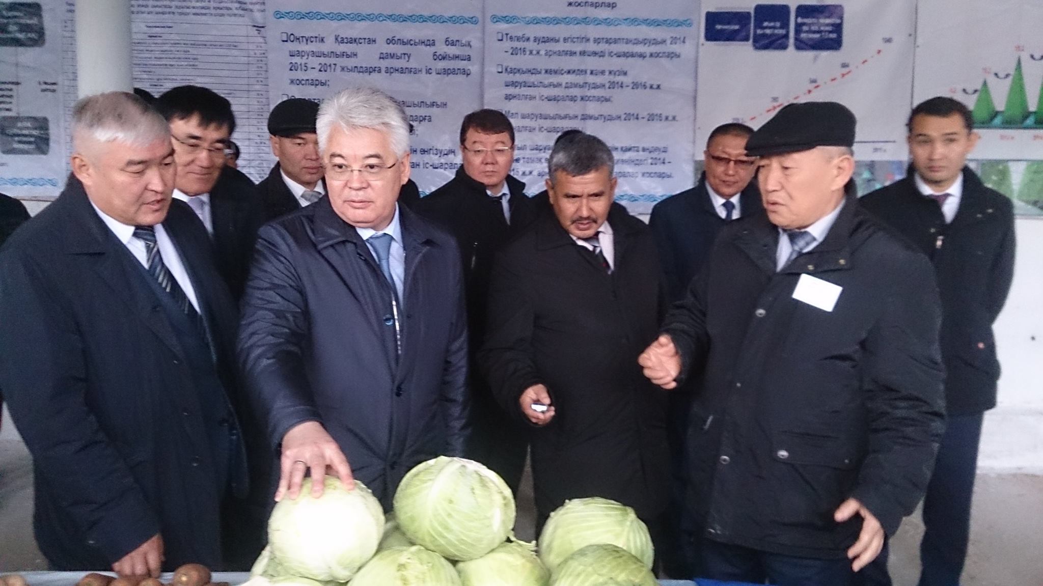 Облыс әкімі Төлеби ауданына барды