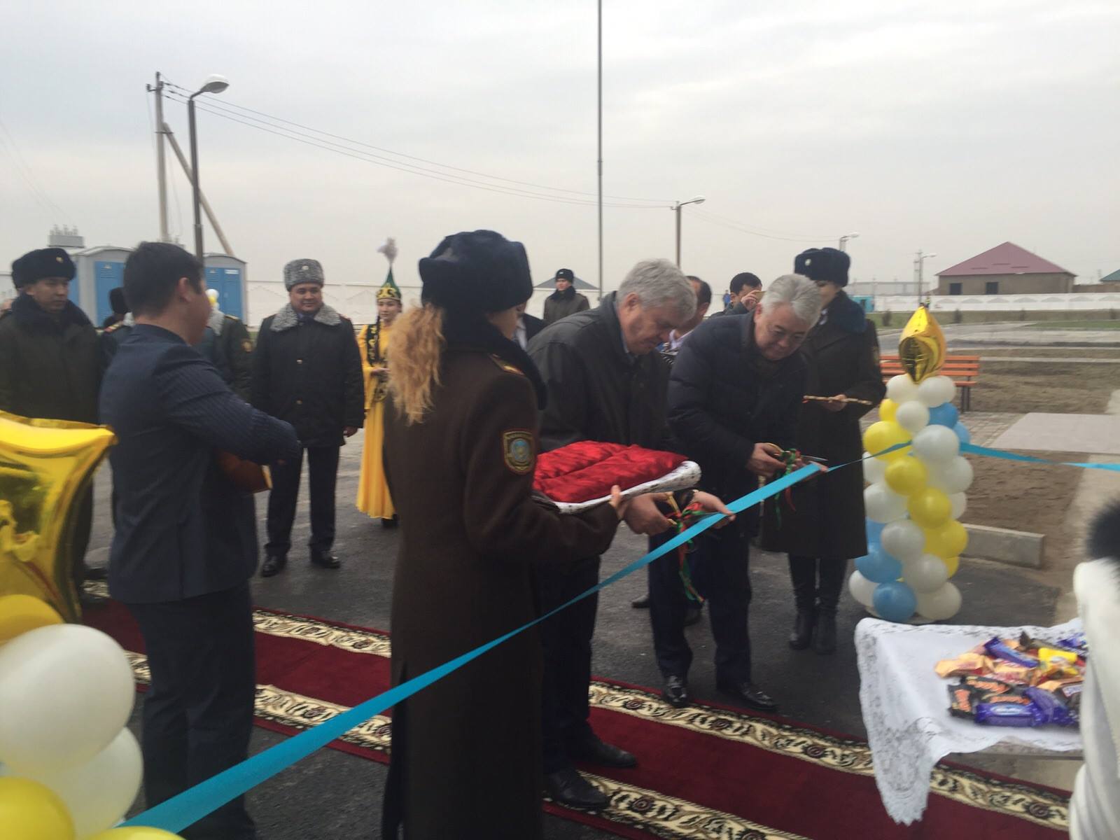 Достықта өрт сөндіру депосы ашылды