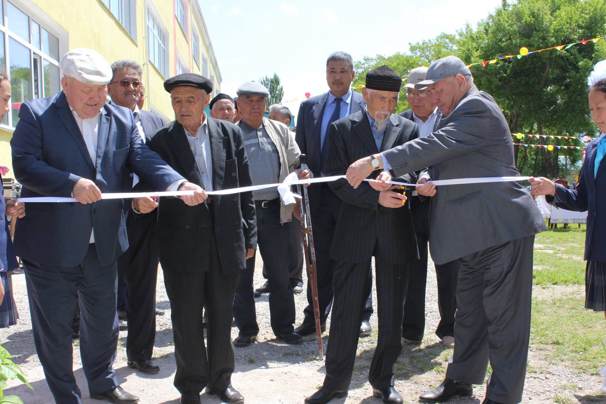 Төлебиде спорт алаңшалары пайдалануға берілді