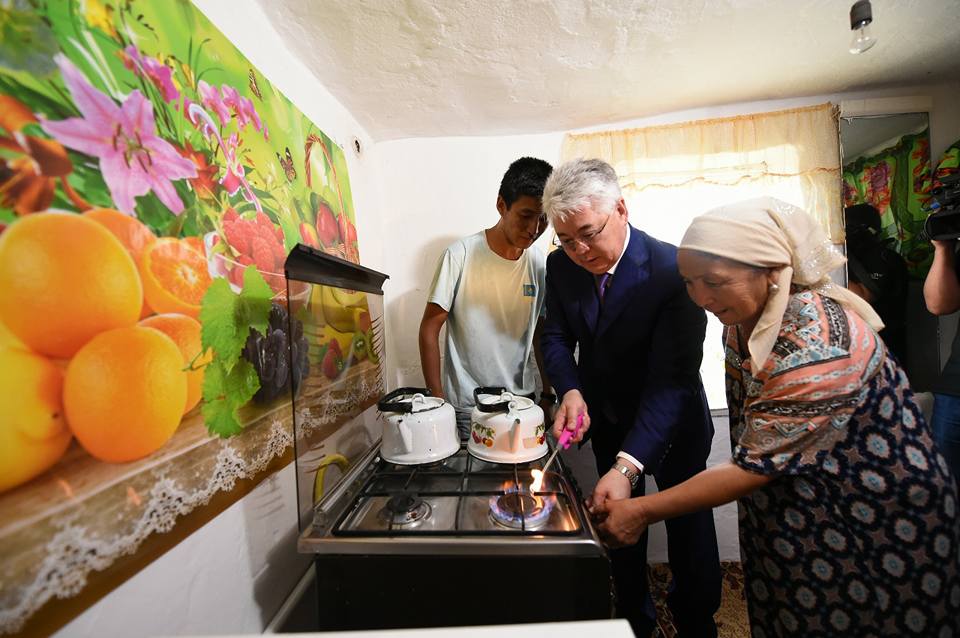 Түлкібас ауданы 100 пайыз табиғи газбен қамтылды