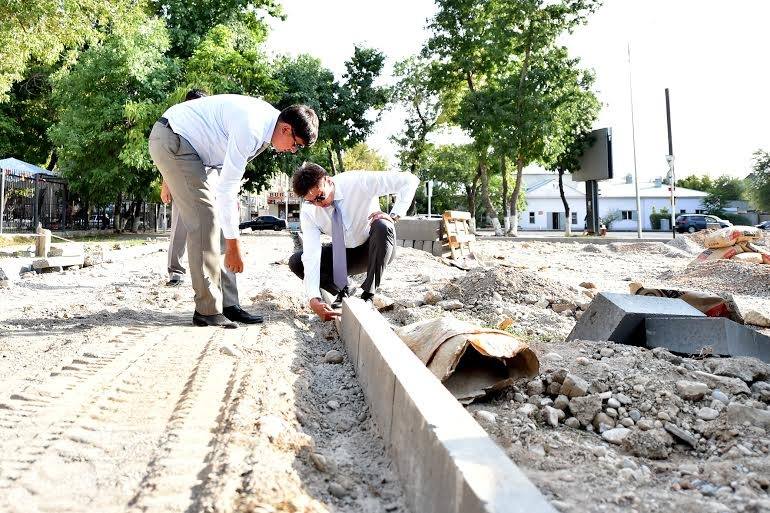 Шымкенттегі көшелердің құрылыс сапасы әкім назарында