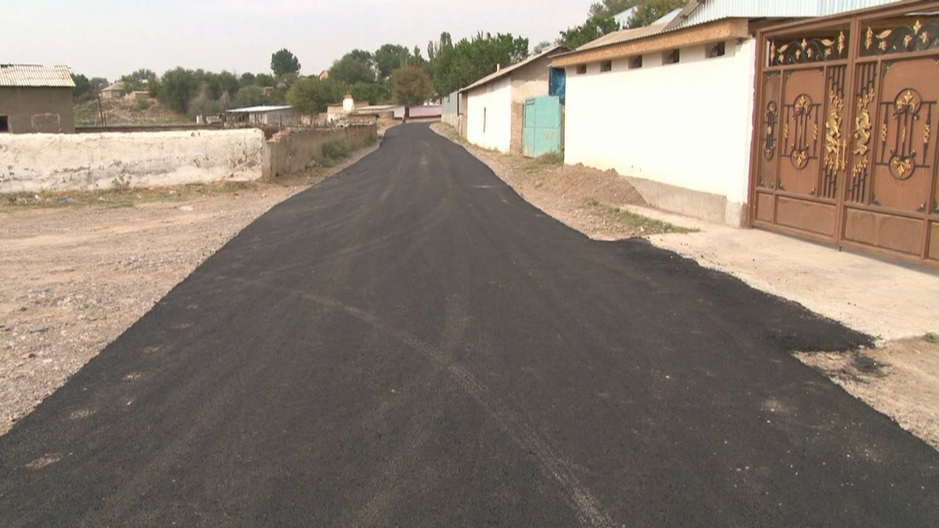 Қазығұрт ауданында биыл бірқатар ішкі көшелер жаңартылып, қалыпқа келтіріліп жатыр