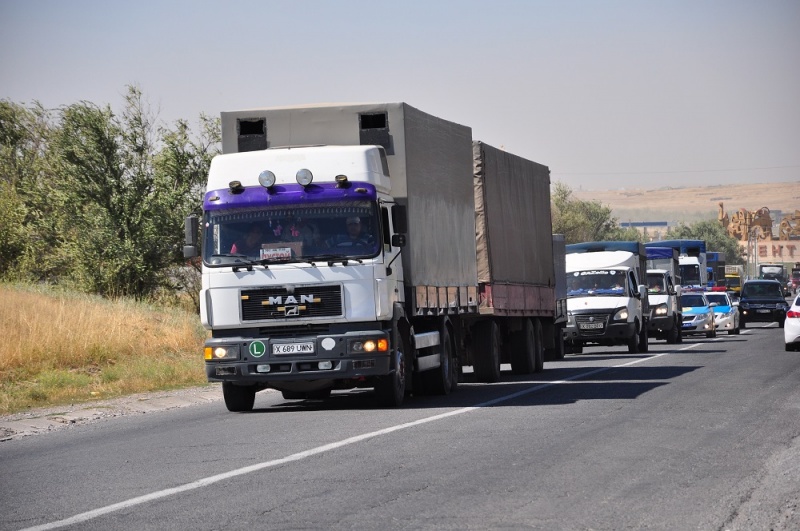 Астанаға қарай ауыл шаруашылығы керуені жол тартты