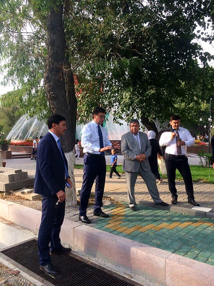 Шымкент көшелері заман талабына сай жөнделуде