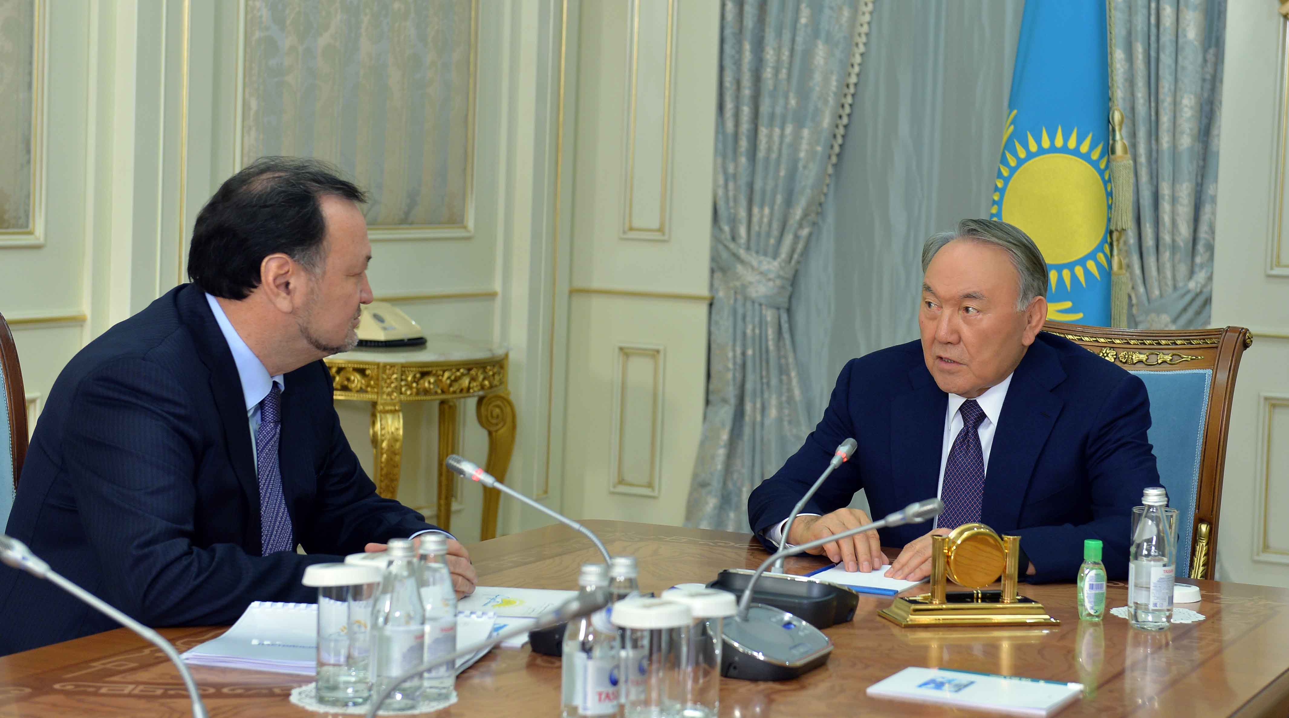 Қазақстан Президенті «Нұр Отан» партиясы төрағасының бірінші орынбасары Мұхтар Құл-Мұхаммедті қабылдады