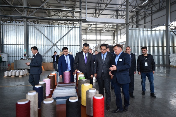 Ерболат Досаев Оңтүстіктегі өнеркәсіп орындарын аралады