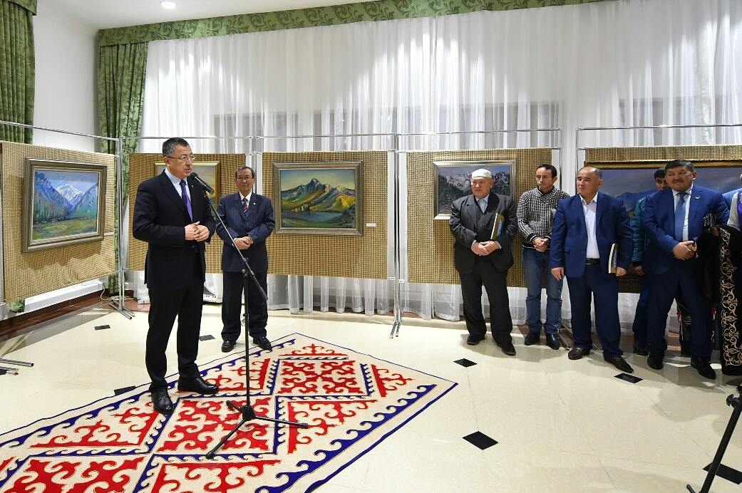 Танымал суретші Керімбай Қыстаубайдың көрмесі өтті