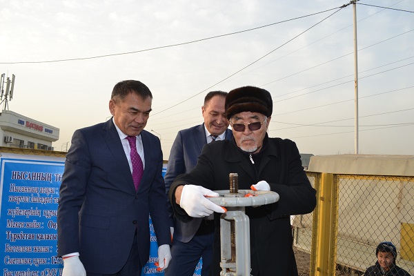 Түркістандықтарға табиғи газ берілуде