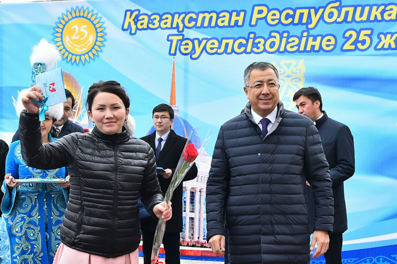 Шымкентте 96 отбасы баспаналы болды