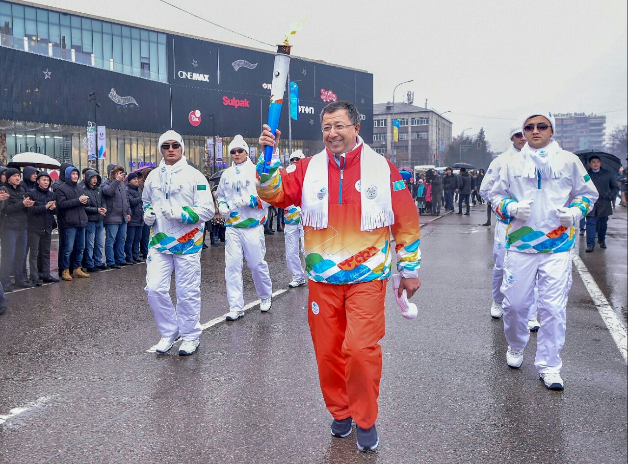 Оңтүстік Қазақстанда Универсиада алауы жағылды