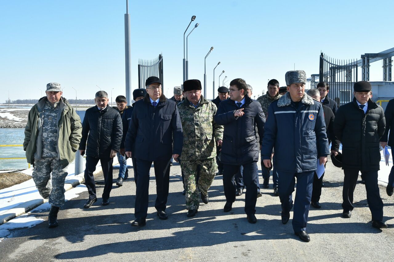 Жансейіт Түймебаев көктемгі су тасқынының алдын алу жұмыстарымен танысты