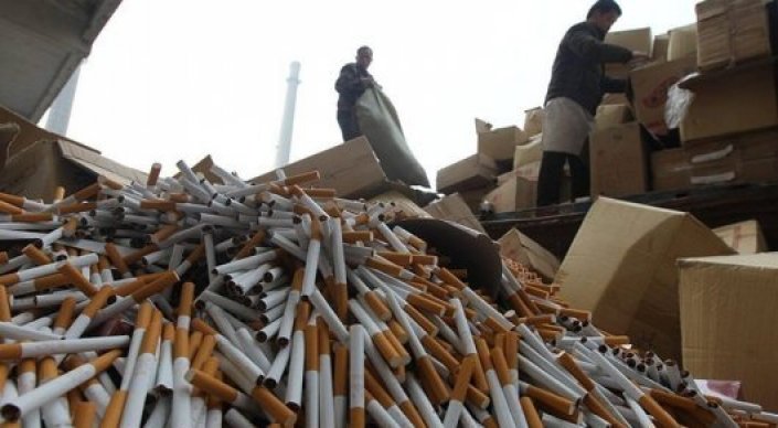 ОҚО-да ірі фабрика күніне 500 мың жалған темекі шығарып отырған