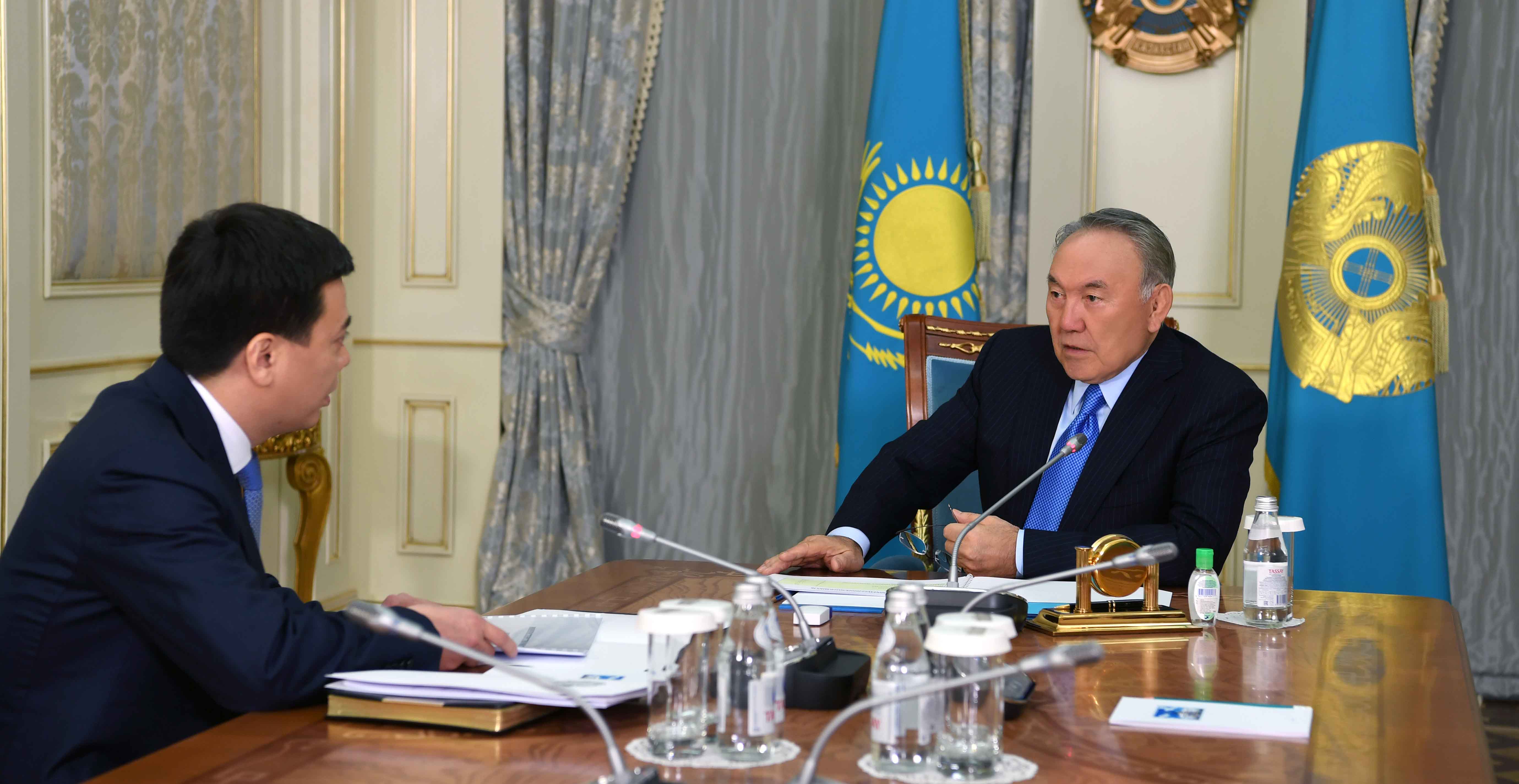 Нұрсұлтан Назарбаев Әділет министрі Марат Бекетаевты қабылдады