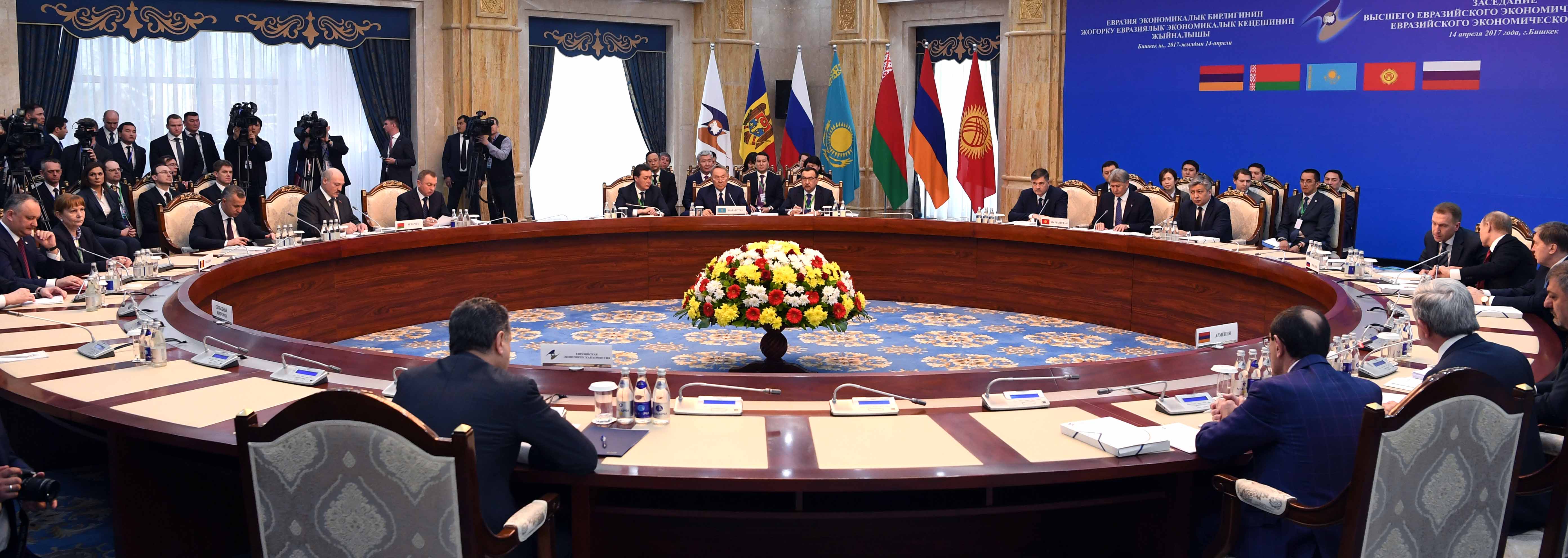 Қазақстан Президенті Жоғары Еуразиялық экономикалық кеңестің отырысына қатысты