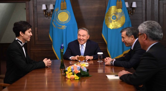 Димаш Құдайберген Назарбаевқа өз арманын айтты
