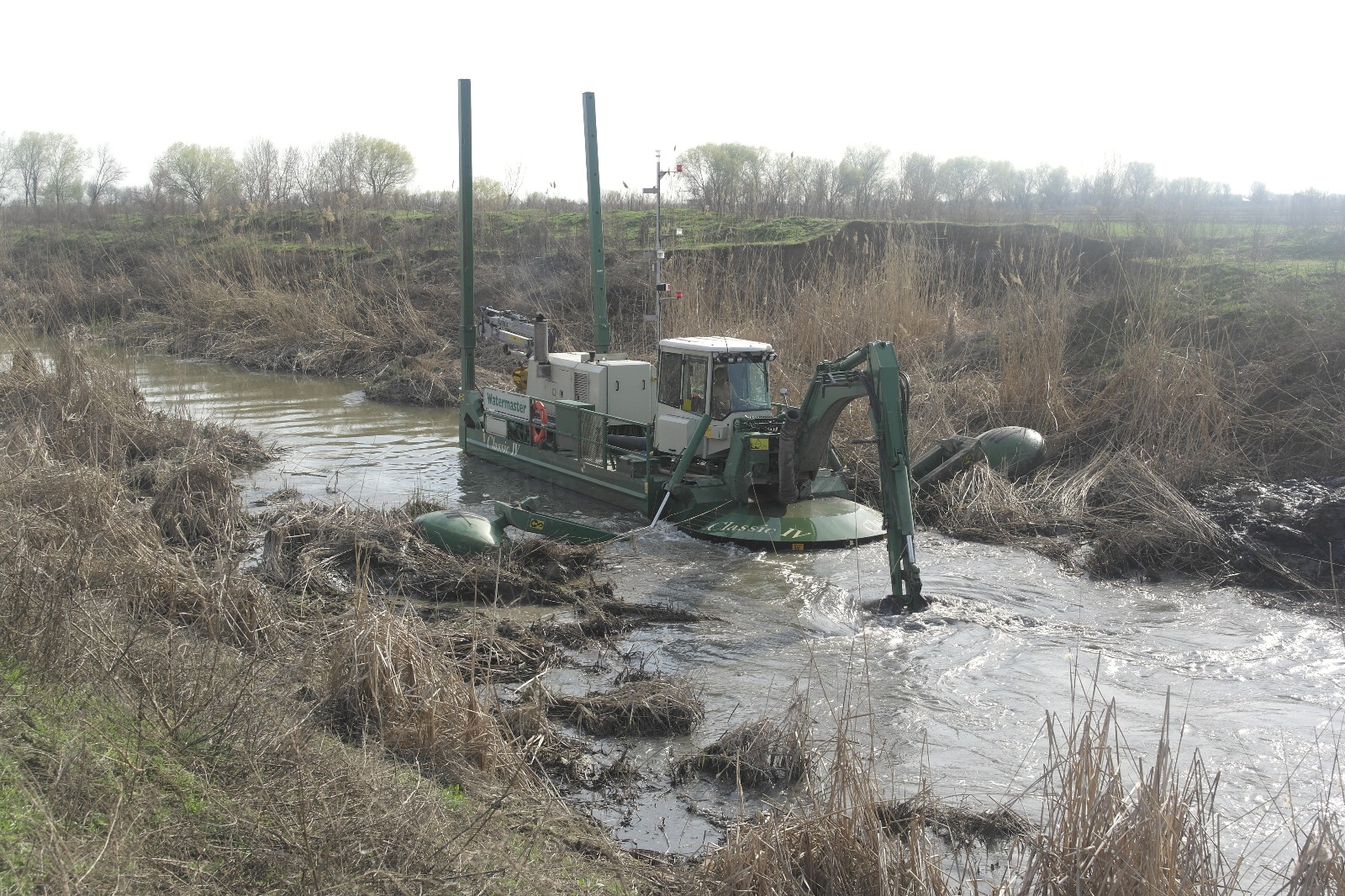 Мақтаарал ауданында коллекторлар жүйесін тазалау жұмыстары қарқын алды