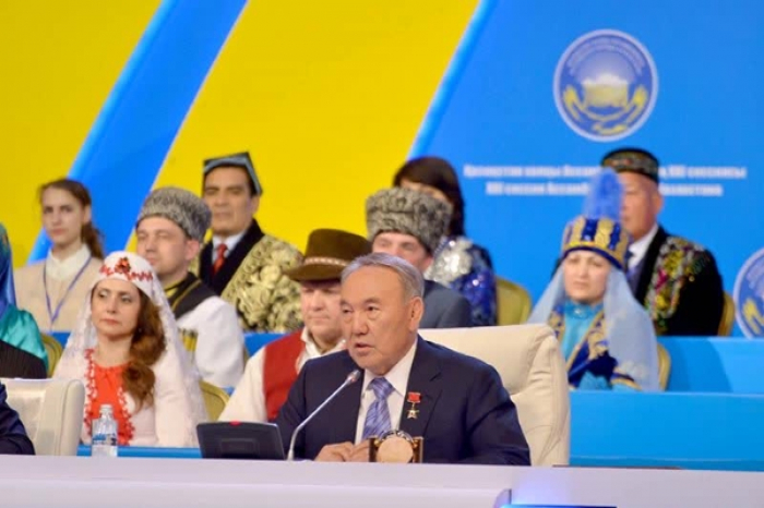 Астанада Назарбаевтың төрағалығымен Қазақстан халқы Ассамблеясының XXV сессиясы ашылды