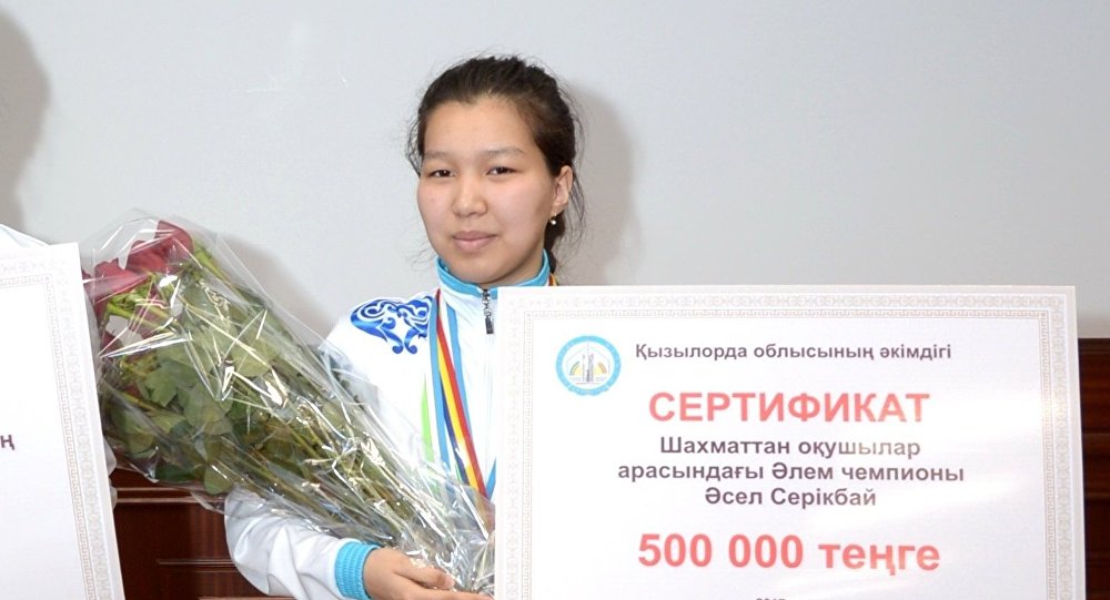 Қазақстандық оқушы қыз шахматтан әлем чемпионы атанды