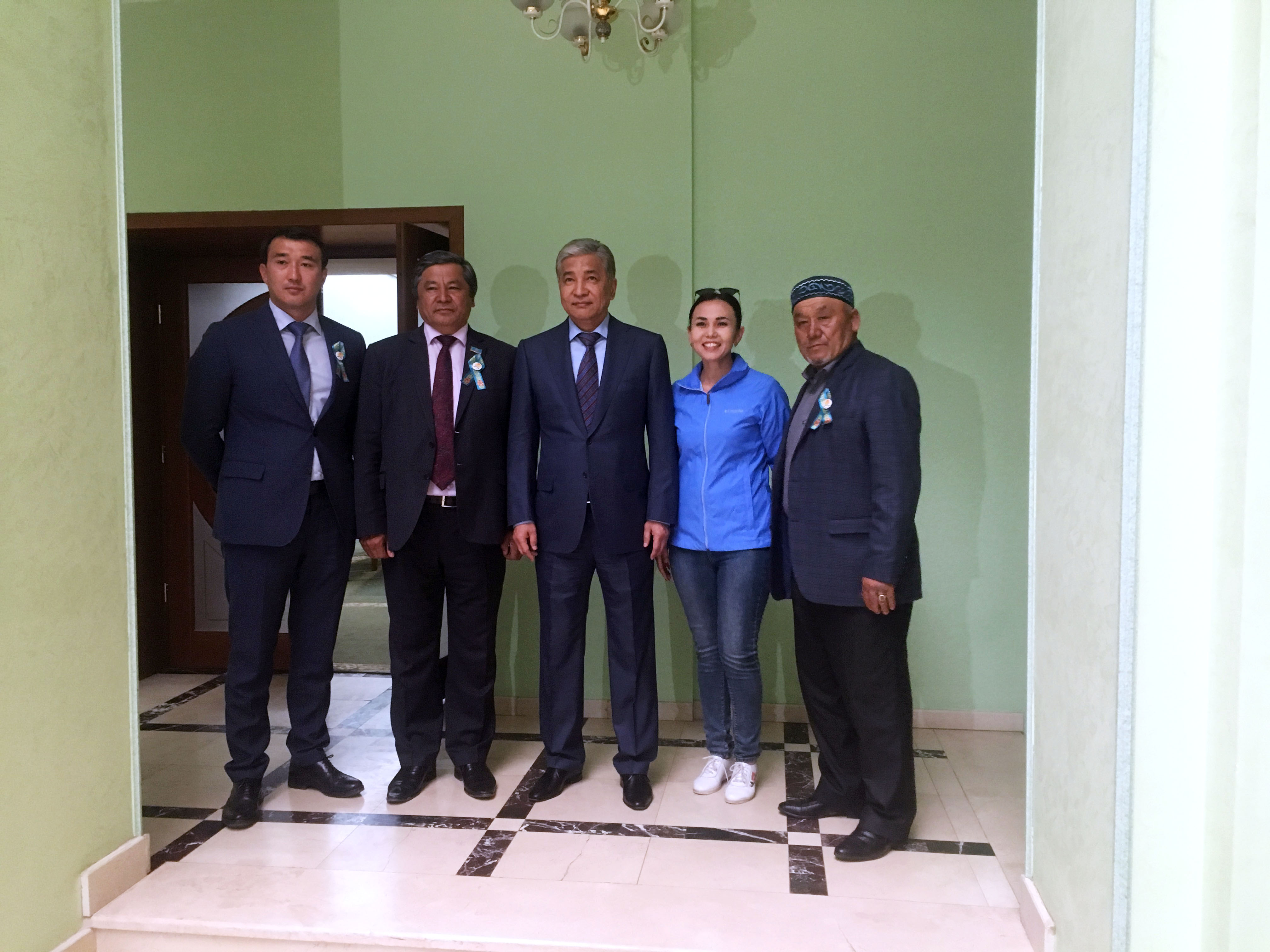 Оңтүстікқазақстандық делегация мүшелері Иманғали Тасмағамбетовтың қабылдауында болды