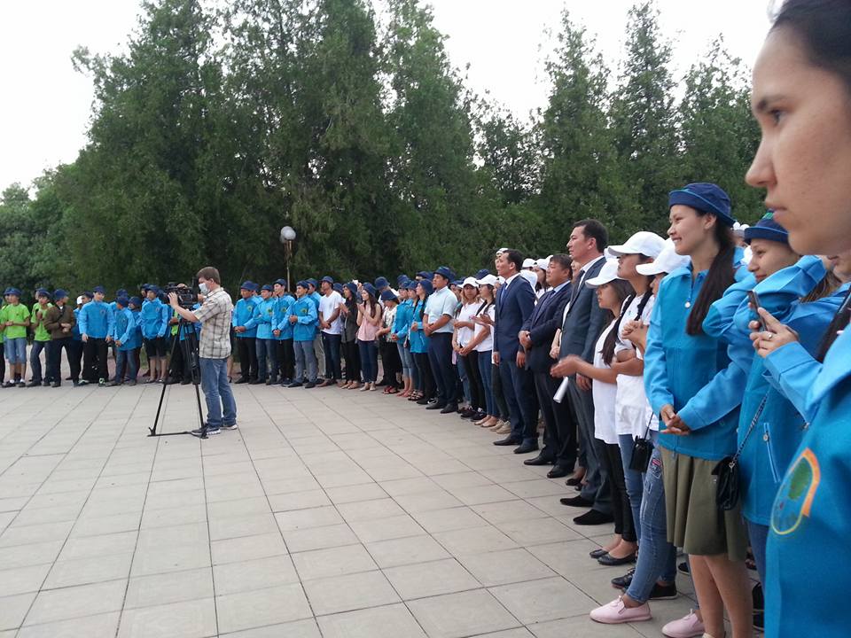 «Жасыл ел» еңбек жасағы жұмысқа кірісті