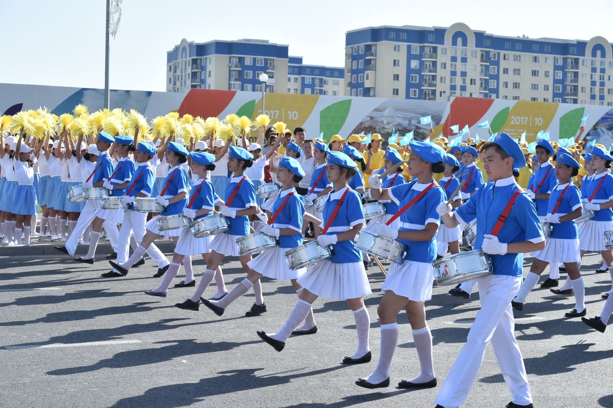 ОҚО-да 15 мың оқушының қатысуымен «Шабыт шеруі» өтті
