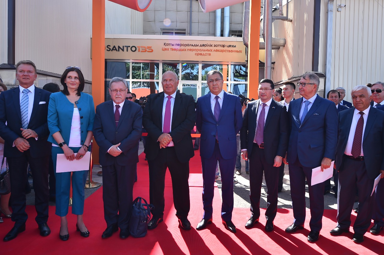 Оңтүстіктегі «Химфарм» зауытында жылына 200 млн. таблетка шығаратын жаңа цех іске қосылды