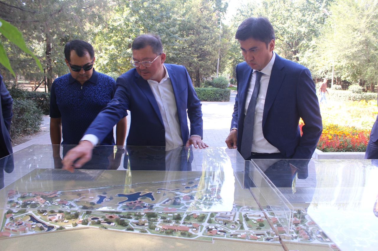 Шымкентте халықаралық деңгейдегi теннис корты салынып жатыр