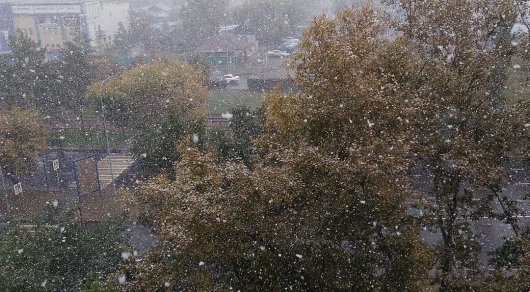 Оңтүстікте алғашқы қар түсті