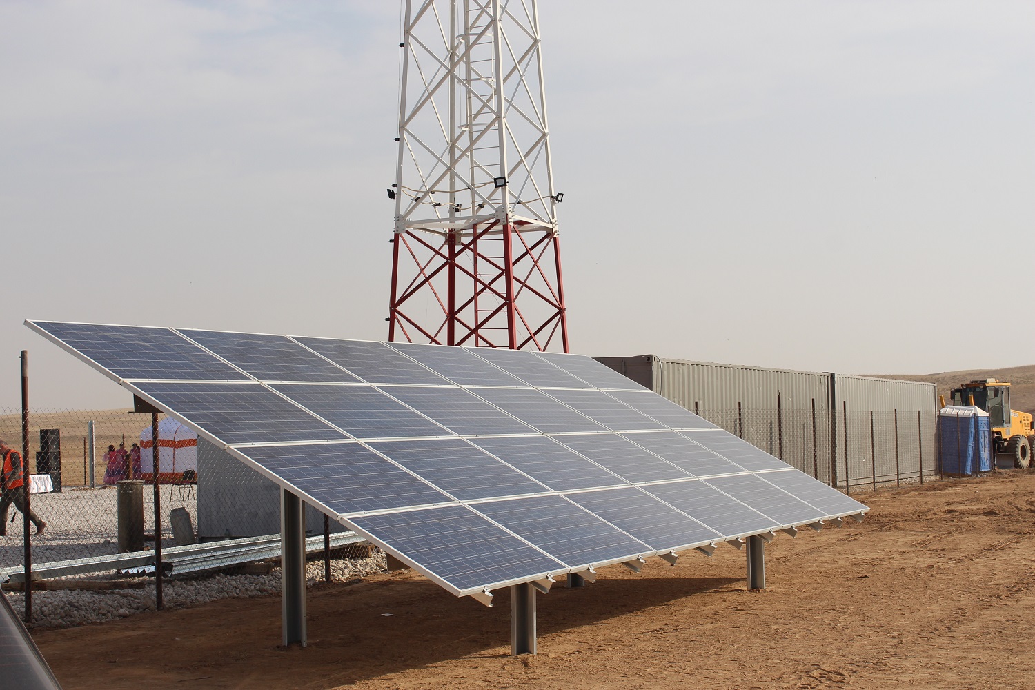 Сарыағаш ауданында электр станцияның іргетасы қаланды