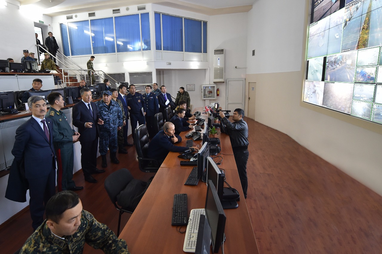 ОҚО әкімі штабтық оқу-жаттығудың барысымен танысты