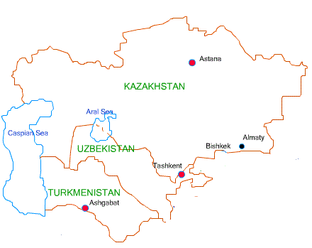 Самарқандта Қазақстанның, Өзбекстанның және Түркіменстанның мемлекеттік шекараларының түйісу нүктесі туралы келісімге қол қойылды