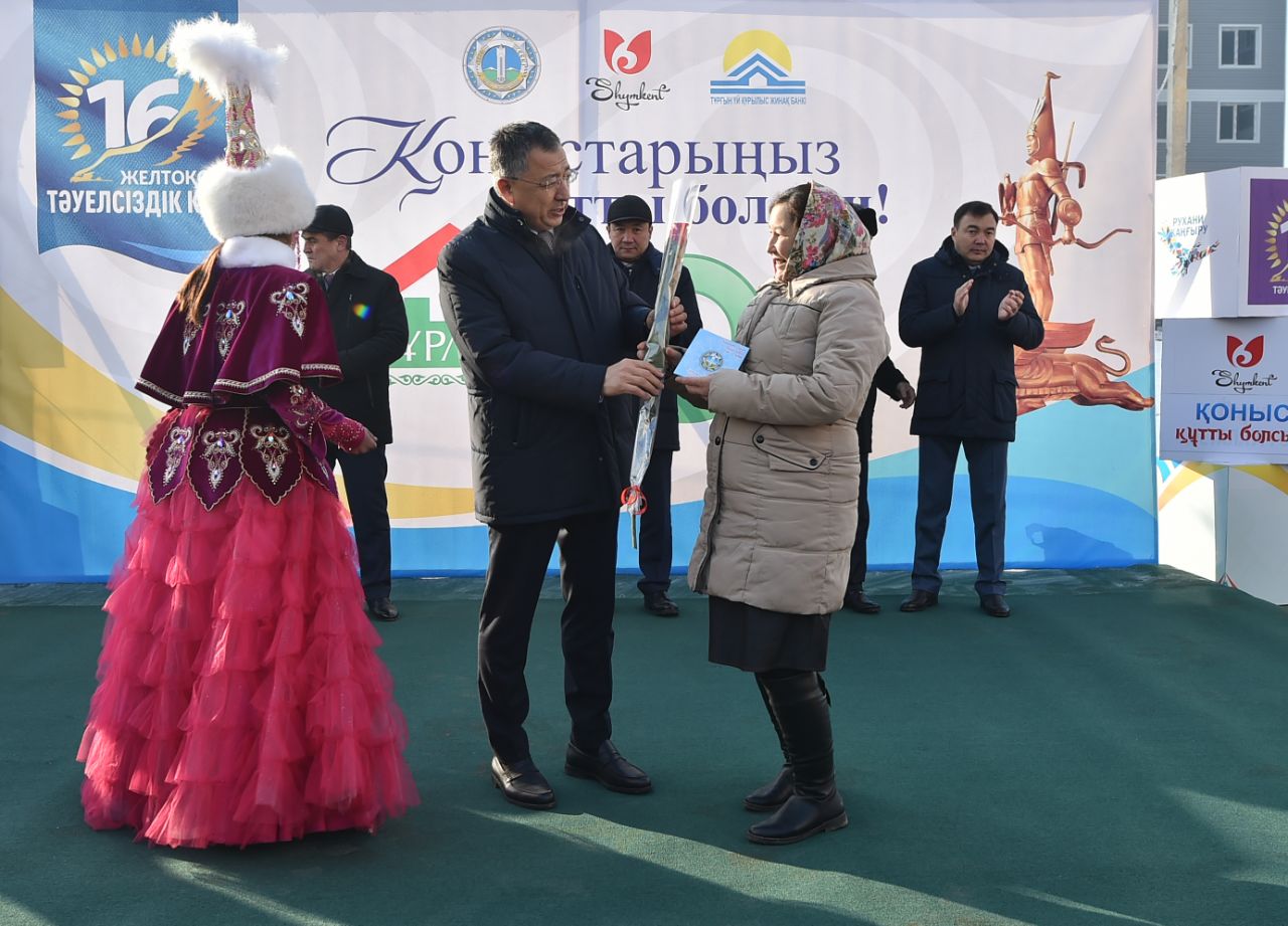 Шымкентте 558 отбасы қоныс тойын тойлауда