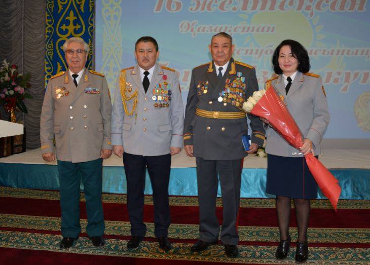 Тәуелсіздік күніне орай ҚР Президентінің Жарлығымен марапатталған тәртіп сақшылары