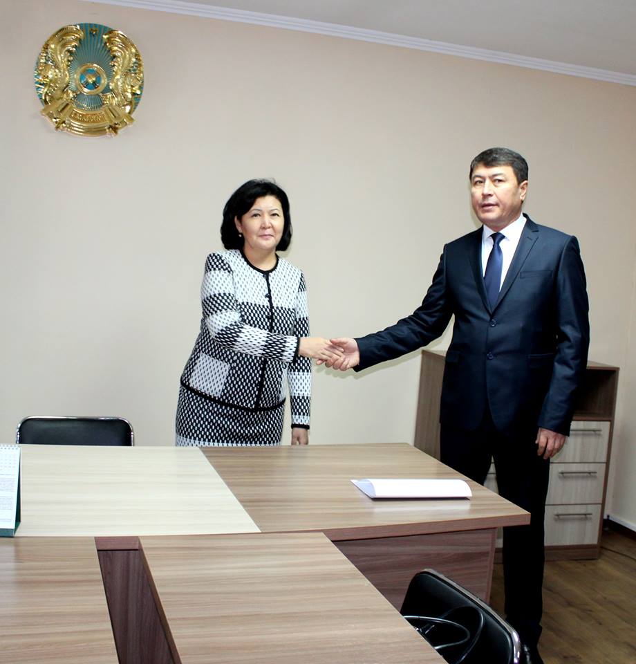 Ордабасы аудандық білім бөлімінде жаңа басшы
