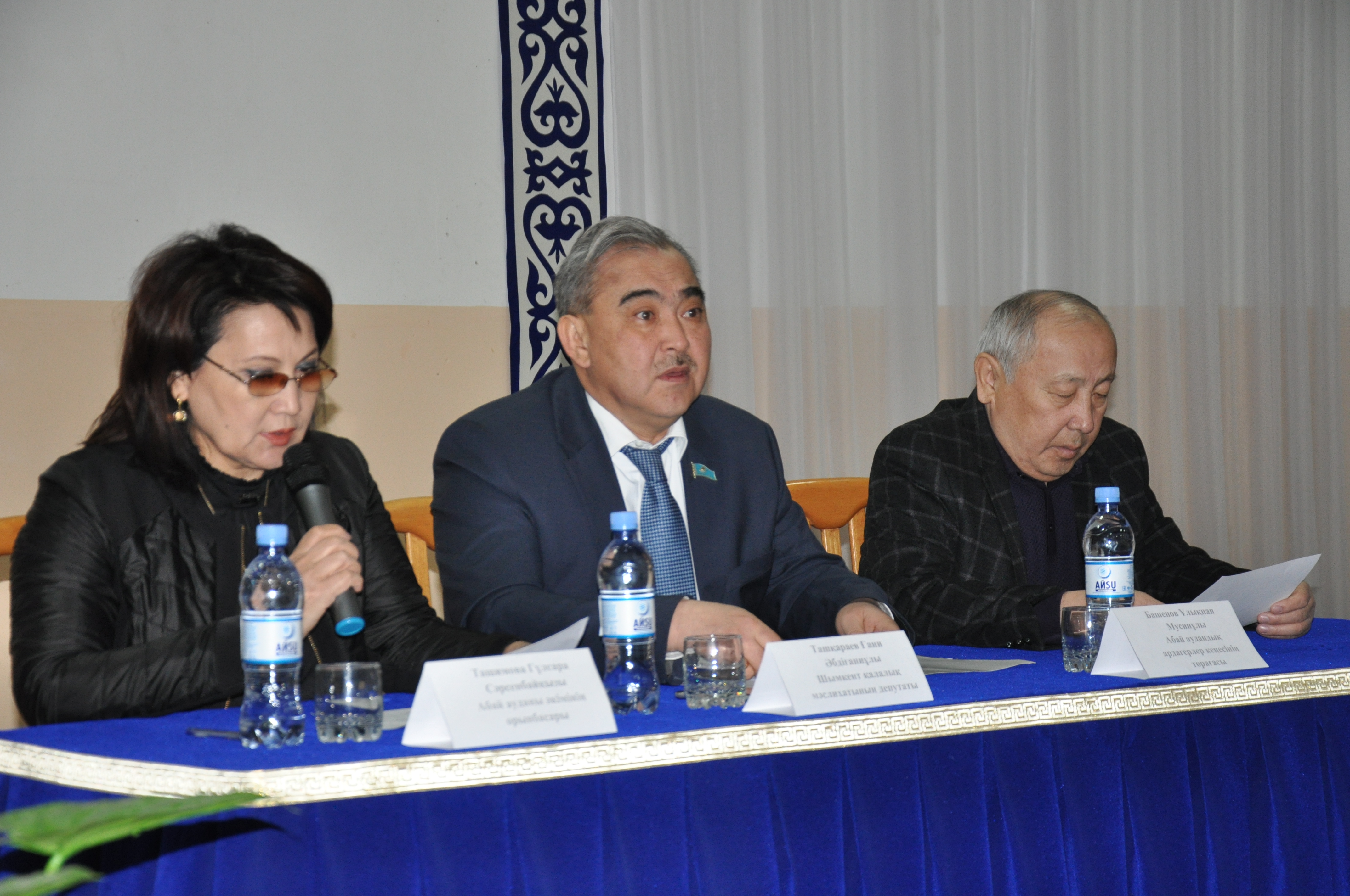 Шымкент қалалық мәслихатының депутаты Ғани Ташқараев  сайлаушыларының  алдында кезекті есебін берді