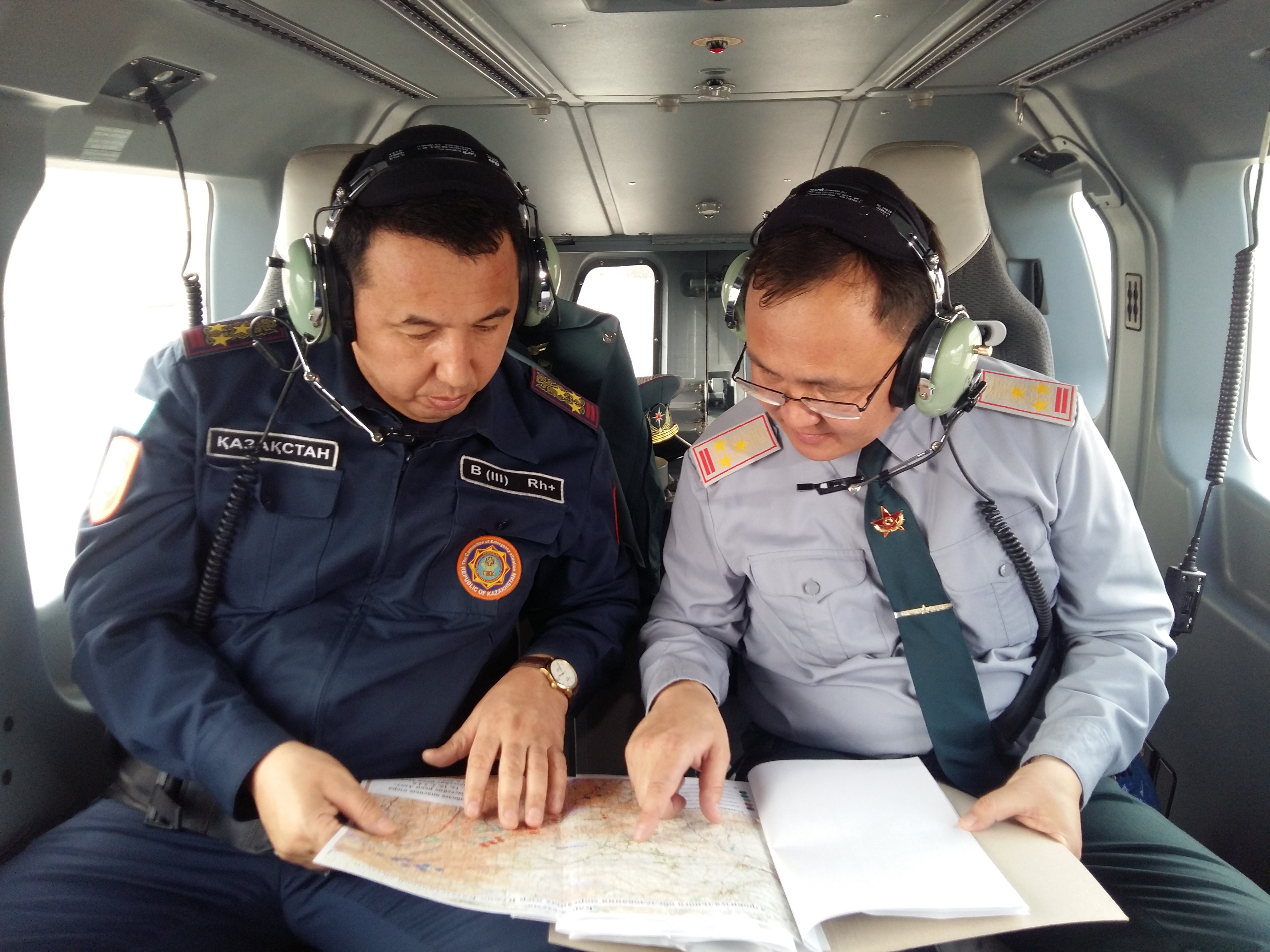 Эксклюзив! Әуеде «Айғақ» арнасы тікұшақпен түсірілім жасады