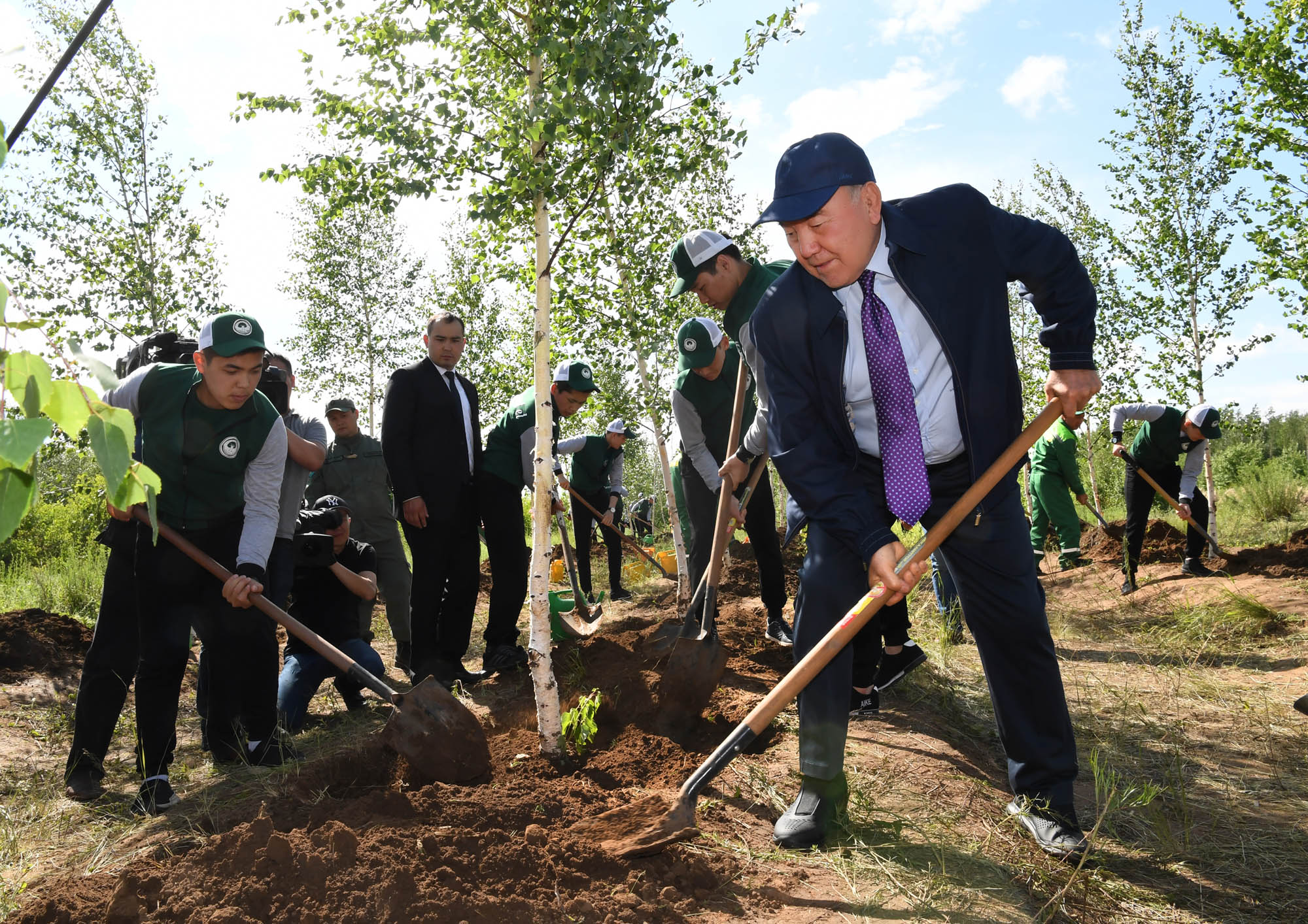 Елбасы Астананың «жасыл белдеуінің» нысандарын аралап көрді