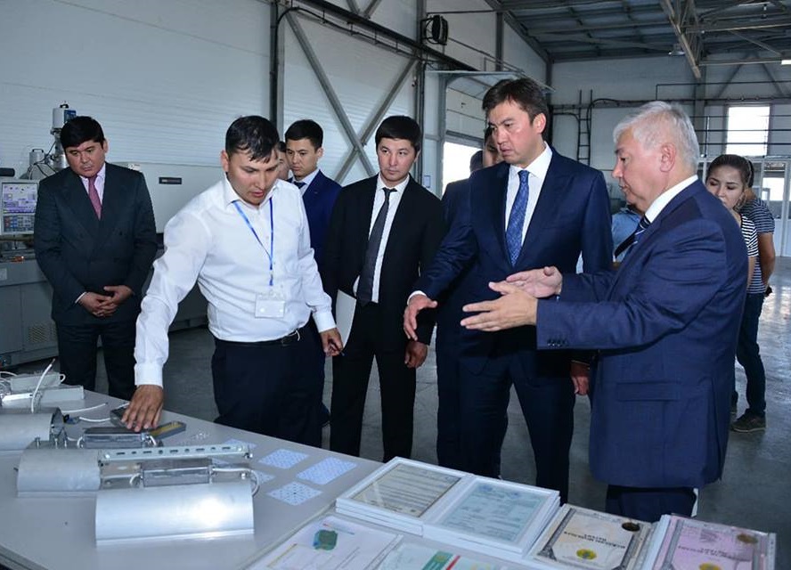 Шымкенттің әкімі «ҚазТехникас» ЖШС жұмысымен танысты
