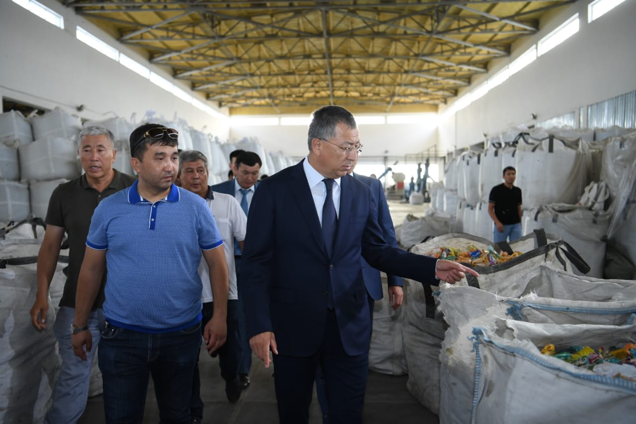 Түркістан облысында жылына 50 мың тонна жасанды талшық өндіретін зауыттың құрылысы жүруде