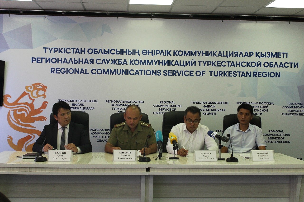 ТҮРКІСТАН ОБЛЫСЫНДА ӨРТКЕ ҚАРСЫ КҮРЕС ЖҰМЫСТАРЫ КҮШЕЙТІЛДІ