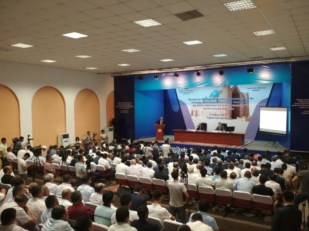 Ауылшаруашылығы министрі Өмірзақ Шөкеев Түркістан облысына жұмыс сапарымен барды