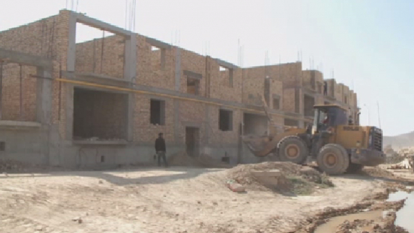 Түлкібас ауданында тұрғын үй құрылысы қарқынды жүруде