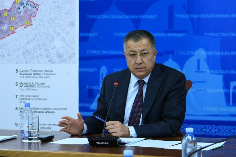 ТҮРКІСТАНДАҒЫ ҒИМАРАТТАР ҰЛТТЫҚ НАҚЫШТА БОЙ КӨТЕРЕДІ