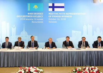 Мемлекет басшысы Финляндия Республикасының бизнес өкілдерімен кездесті