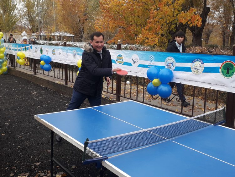 Созақ ауданында алғашқы «Street Workout» спорт алаңшасы ашылды