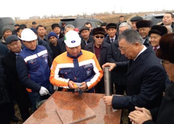 Түркістан облыстық әкімшлік-іскерлік орталығының капсуласы салынды