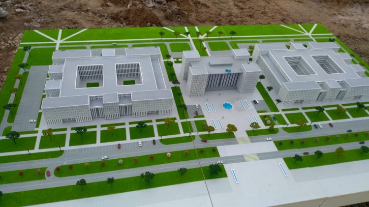 Түркістан облыстық әкімшлік-іскерлік орталығының капсуласы салынды