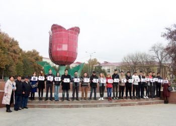 Этнос жастары  «Мен қазақша сөйлеймін» акциясына белсене қатысуда