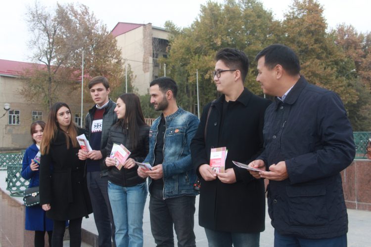 Этнос жастары  «Мен қазақша сөйлеймін» акциясына белсене қатысуда