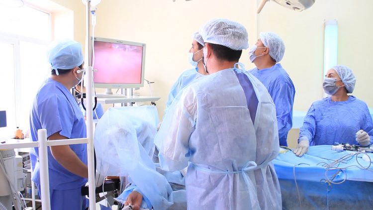 Тұңғыш рет Түркістан облысында видеоторакоскопия әдісімен ота жасалды